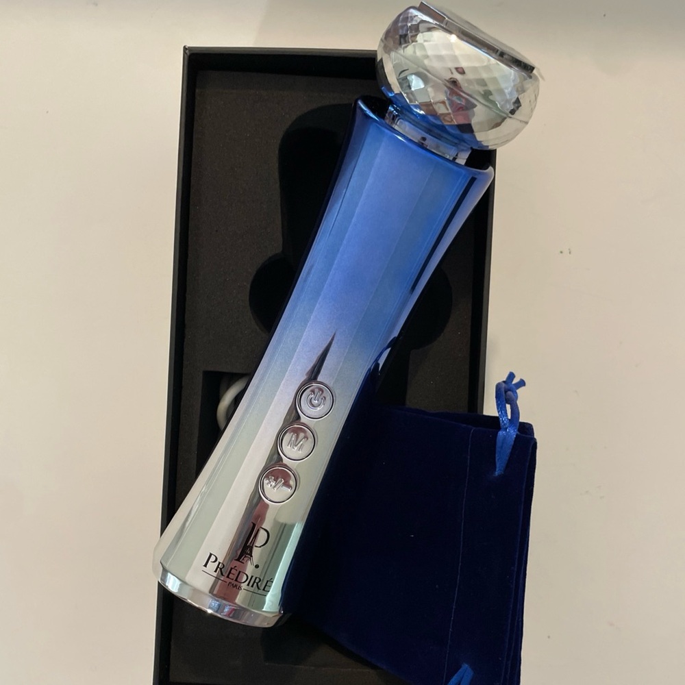 Blue and Silver Radiant Skin Revival Device